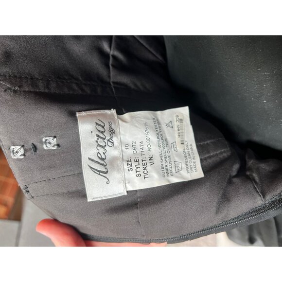 Black Chiffon Short Dress - Picture 5 of 5